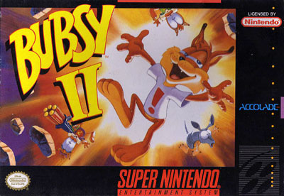 Carátula del juego Bubsy II (Snes)