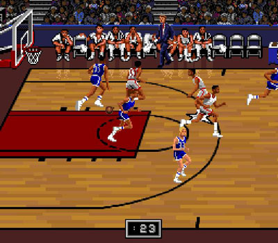 Pantallazo del juego online Bulls vs Blazers and the NBA Playoffs (Snes)