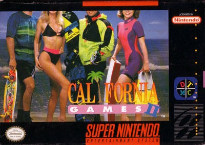 Carátula del juego California Games II (Snes)
