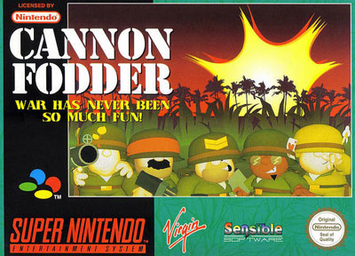 Carátula del juego Cannon Fodder (SNES)