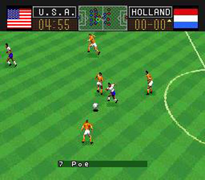 Pantallazo del juego online Capcom's Soccer Shootout (Snes)