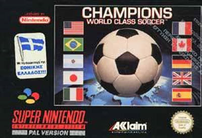Carátula del juego Champions World Class Soccer (Snes)