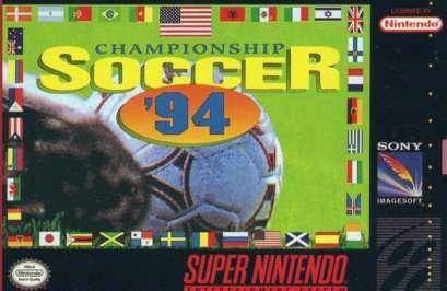 Carátula del juego Championship Soccer '94 (Snes)