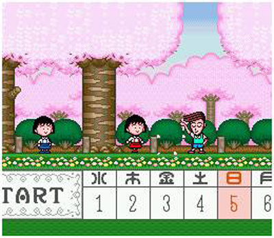 Pantallazo del juego online Chibi Maruko-Chan Harikiri 365-Nichi no Maki (SNES)