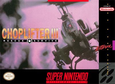 Carátula del juego Choplifter III (Snes)