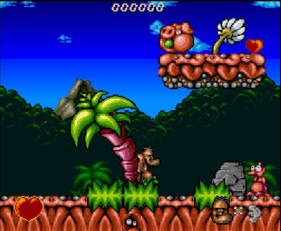 Pantallazo del juego online Chuck Rock (Snes)