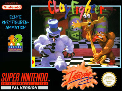 Carátula del juego Clay Fighter (Snes)