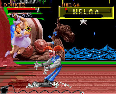 Pantallazo del juego online Clay Fighter - Tournament Edition (Snes)