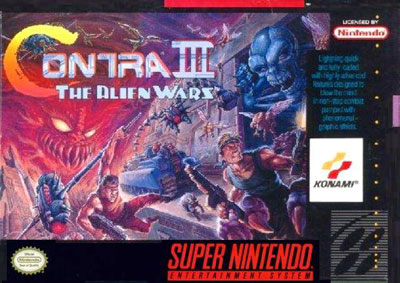 Carátula del juego Contra III - The Alien Wars (Snes)