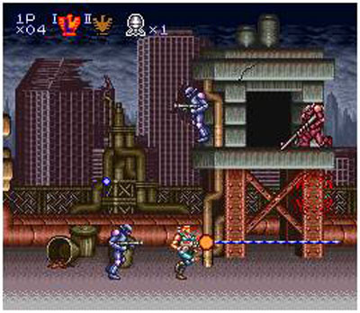 Pantallazo del juego online Contra III - The Alien Wars (Snes)