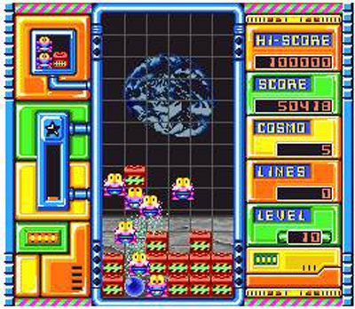 Pantallazo del juego online Cosmo Gang the Puzzle (SNES)