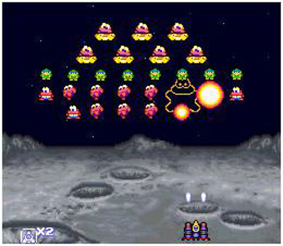 Pantallazo del juego online Cosmo Gang the Video (SNES)