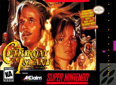 Carátula del juego Cutthroat Island (Snes)