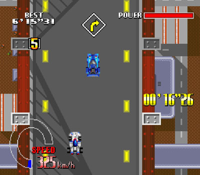 Pantallazo del juego online Cyber Spin (Snes)