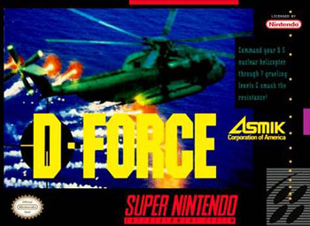 Carátula del juego D-Force (Snes)