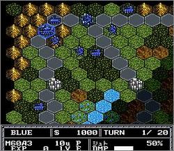 Pantallazo del juego online Daisenryaku Expert (SNES)