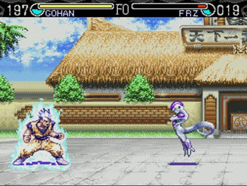 Pantallazo del juego online Dragon Ball Z Hyper Dimension (Snes)