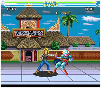 Pantallazo del juego online Dragon Ball Z Super Butoden 3 (snes)