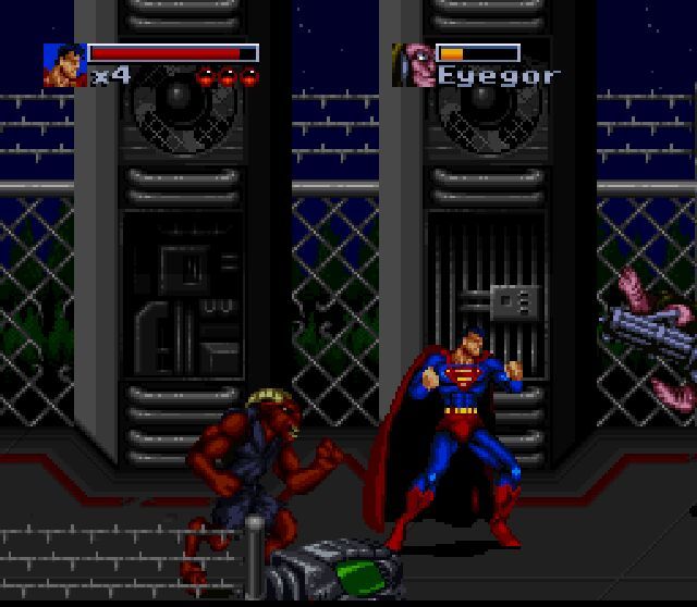Pantallazo del juego online The Death and Return of Superman (Snes)