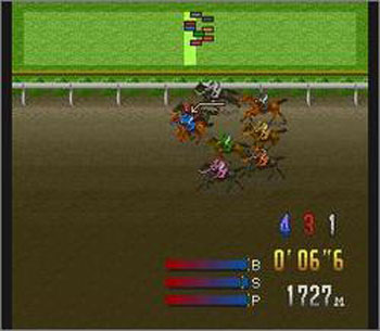 Pantallazo del juego online Derby Jockey 2 (SNES)