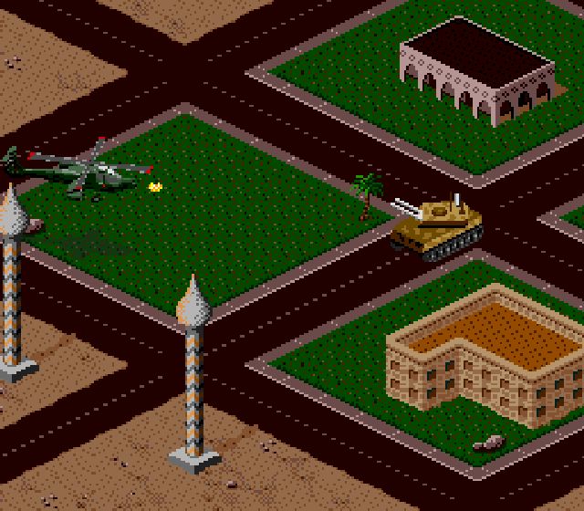 Pantallazo del juego online Desert Strike - Return to the Gulf (Snes)