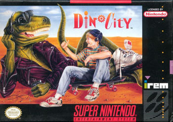Carátula del juego DinoCity (Snes)