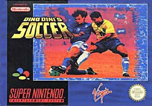 Carátula del juego Dino Dini's Soccer (Snes)
