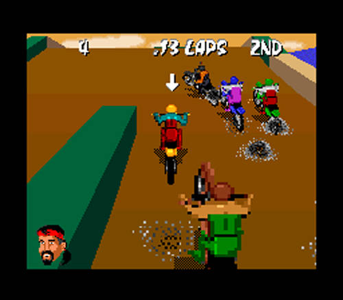 Pantallazo del juego online Dirt Trax FX (SNES)