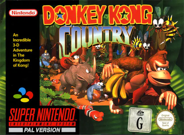 Portada de la descarga de Donkey Kong Country
