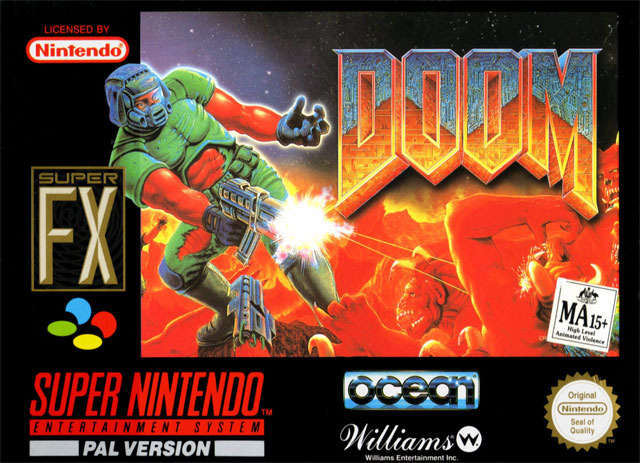 Carátula del juego Doom (Snes)
