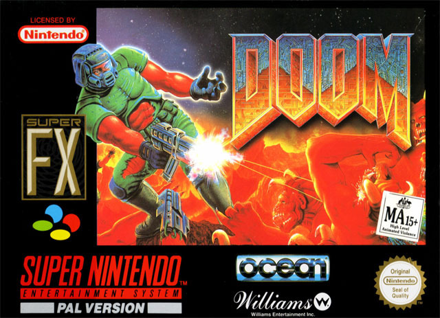 Carátula del juego Doom (Snes)