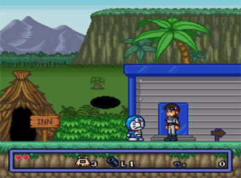 Pantallazo del juego online Doraemon 3 Nobita to Toki no Hougyoku (SNES)