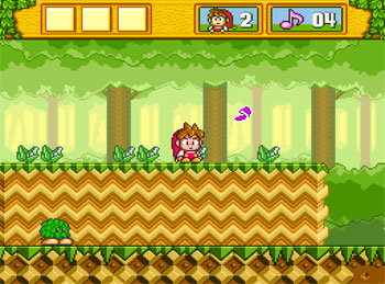 Pantallazo del juego online DoReMi Fantasy Milon no DokiDoki Daibouken (SNES)