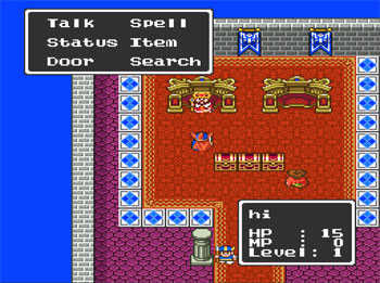 Pantallazo del juego online Dragon Quest I & II (SNES)