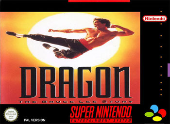 Carátula del juego Dragon - The Bruce Lee Story (Snes)