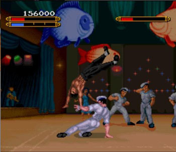 Pantallazo del juego online Dragon - The Bruce Lee Story (Snes)