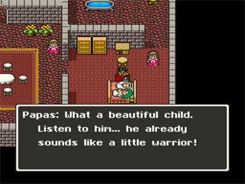 Pantallazo del juego online Dragon Quest V (SNES)