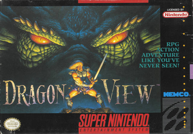 Carátula del juego Dragon View (Snes)