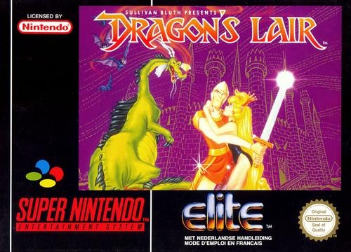 Carátula del juego Dragon's Lair (Snes)