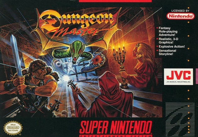 Carátula del juego Dungeon Master (Snes)