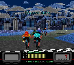 Pantallazo del juego online Exertainment Mountain Bike Rally (Snes)