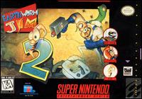 Carátula del juego Earthworm Jim 2 (Snes)