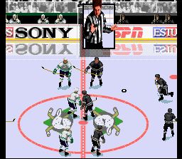 Pantallazo del juego online ESPN National Hockey Night (Snes)