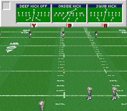 Pantallazo del juego online ESPN Sunday Night NFL (Snes)