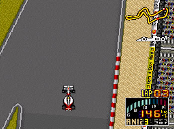 Pantallazo del juego online F-1 Grand Prix Part II (SNES)