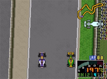 Pantallazo del juego online F-1 Grand Prix Part III (SNES)