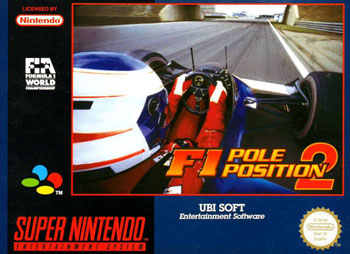 Carátula del juego F1 Pole Position 2 (SNES)