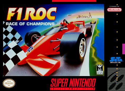 Carátula del juego F1 ROC - Race of Champions (Snes)