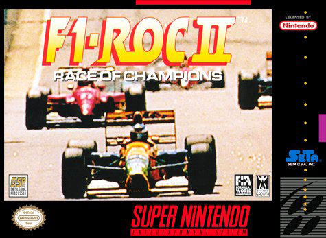 Carátula del juego F1-ROC II - Race of Champions (Snes)