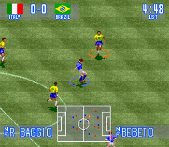 Pantallazo del juego online Futbol Excitante (Horrible Oye) (Snes)